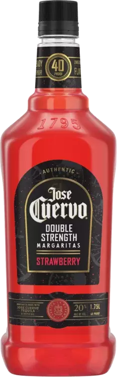 Jose Cuervo Double Strength Margarita Strawberry 1.75 L