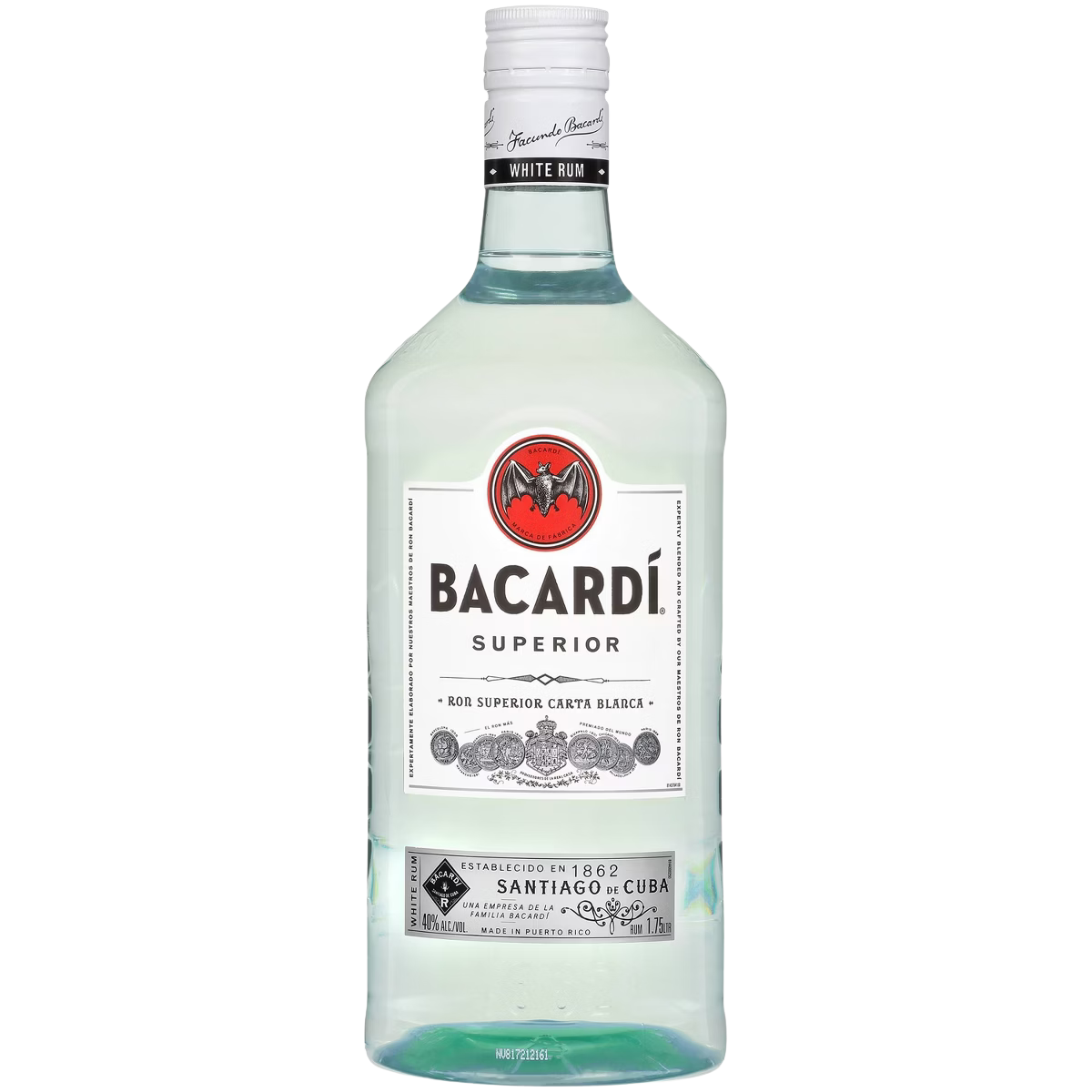 Bacardi White Rum 1.75 Ml