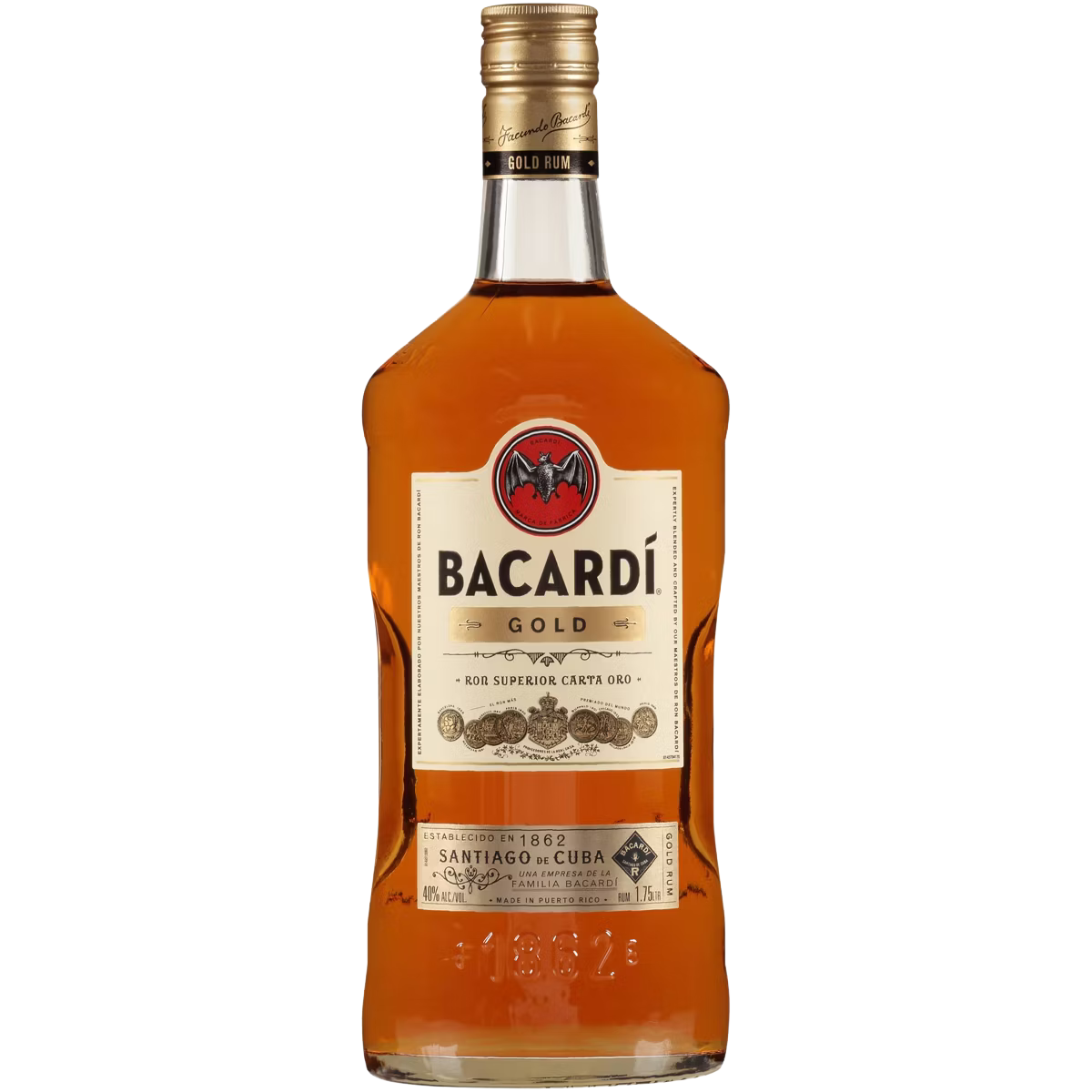 Bacardi Gold Rum 1.75 Ml